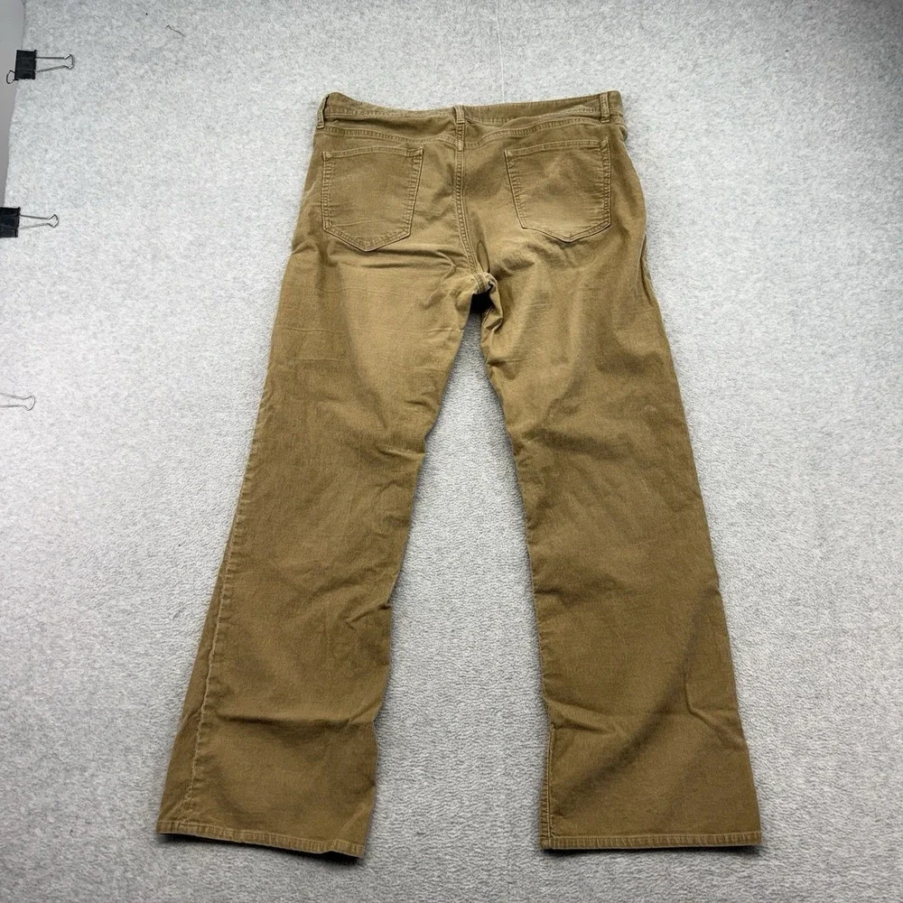 Banana Republic 36x34 Corduroy Pants Mens Brown Tan‎ Straight Leg Cotton
